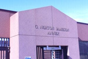 The G. Norton Jameson Annex at the South Dakota State Penitentiary in Sioux Falls, SD.