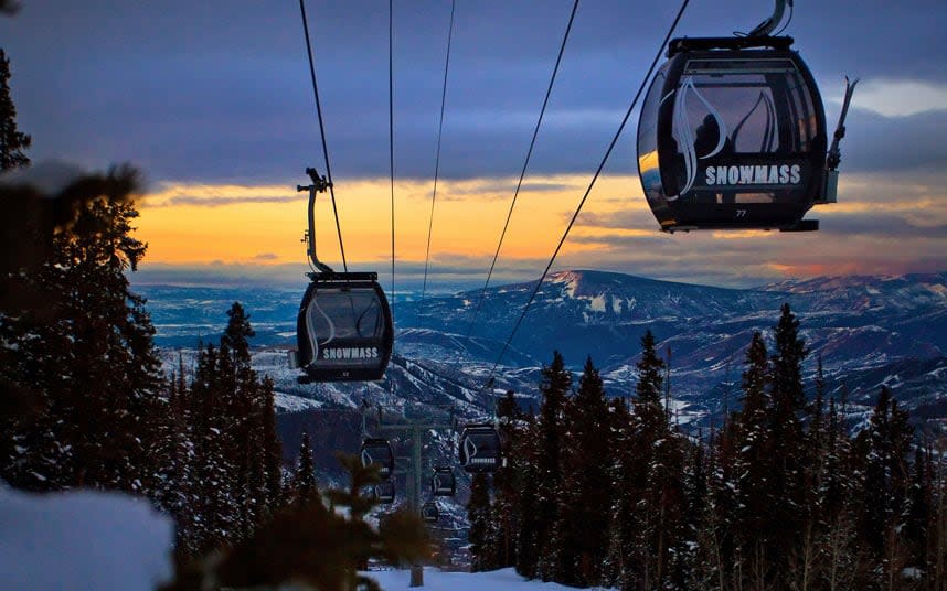 Snowmass is a modern resort close to popular Aspen