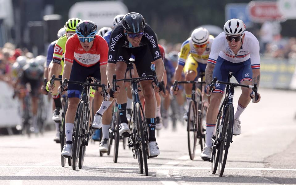 Cees Bol wins stage two in thrilling photo finish - Cees Bol wins Tour of Britain stage two in thrilling photo finish from Jake Stewart - PA