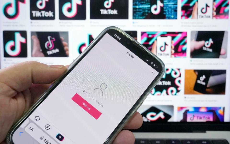 TikTok has been fined by the ICO - AP Photo/Rick Rycroft