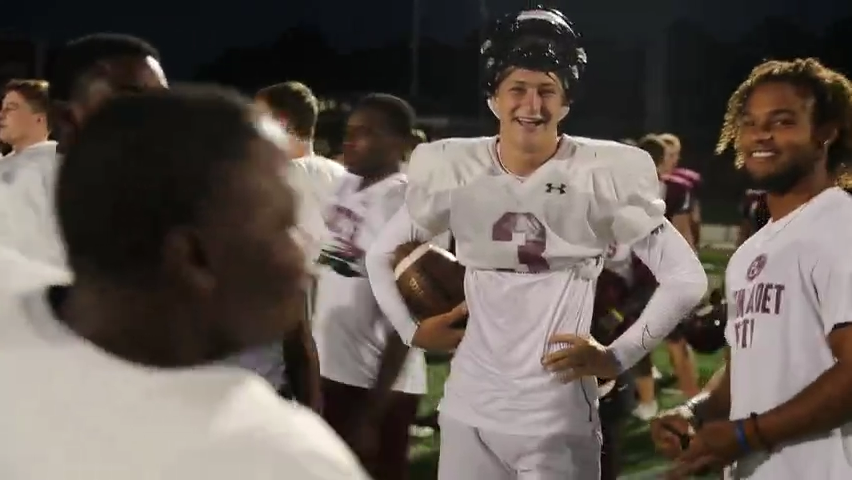 Sports reporter Dennis Knight talks with Benedictine quarterback Luke Kromenhoek about his summer, FSU recruiting, and the Cadets offense.