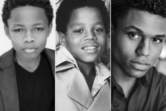 <p>Courtesy Lionsgate; Michael Ochs Archives/Getty </p> Jaylen Lendon Hunter, Marlon Jackson, and Tre Horton