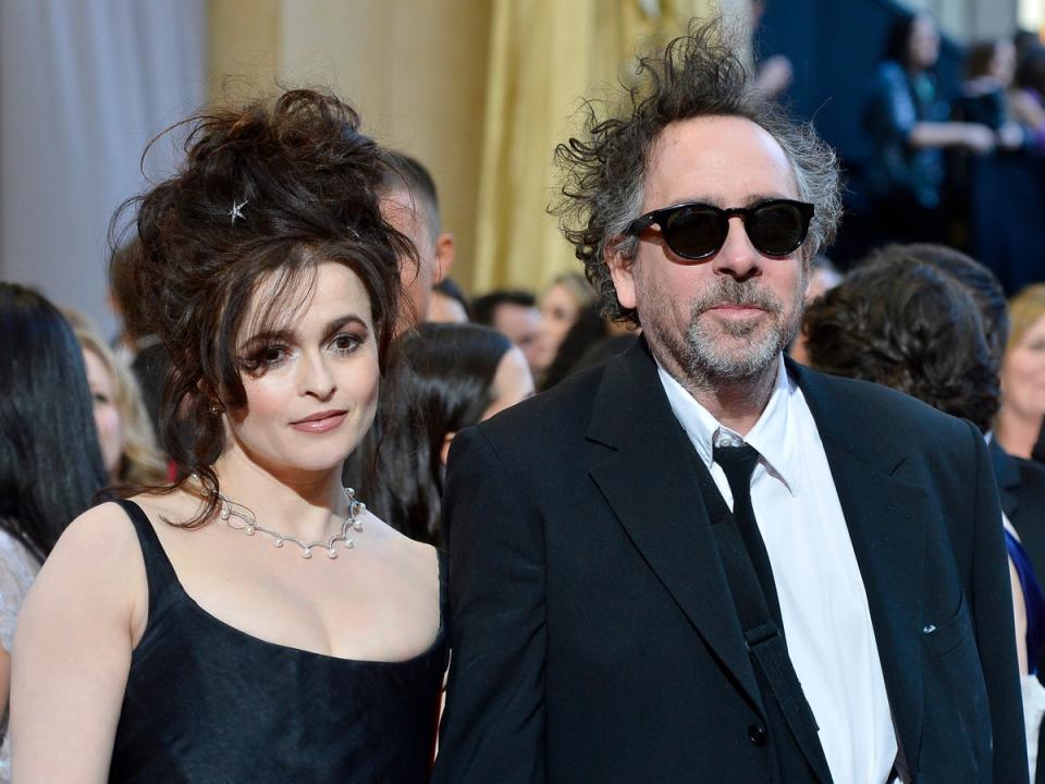 Helena Bonham Carter and director Tim Burton (Getty Images)