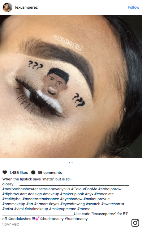 Meme eye makeup is the latest hilarious trend taking over social media, and it's bound to give you a laugh.