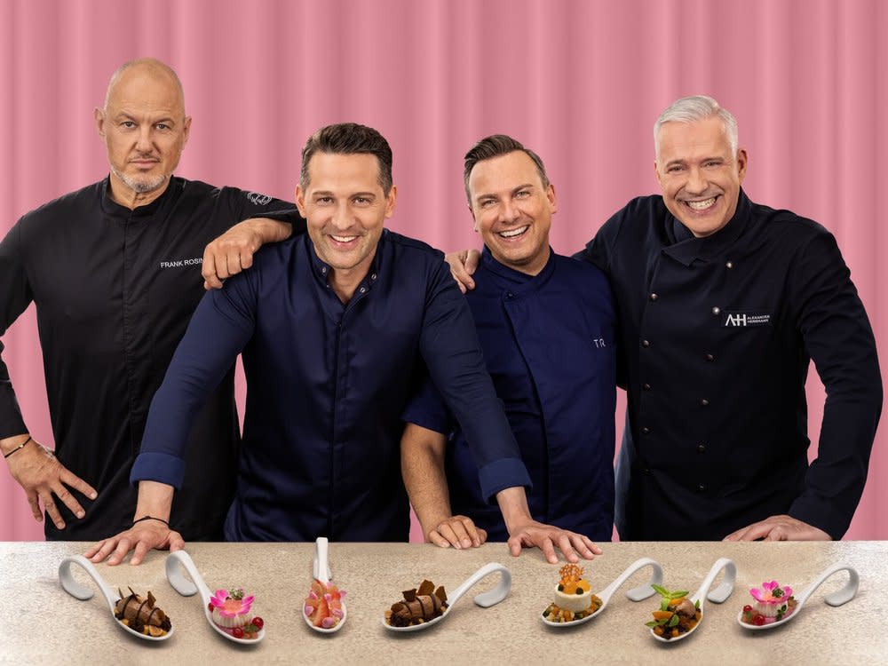 Frank Rosin, Alexander Kumptner, Tim Raue und Alexander Herrmann bei "The sweet Taste". (Bild: Benjamin Kis)