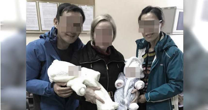 K女胞弟阿強與妻子阿媚赴烏克蘭代孕機構替K女生孩子。（圖／讀者提供）