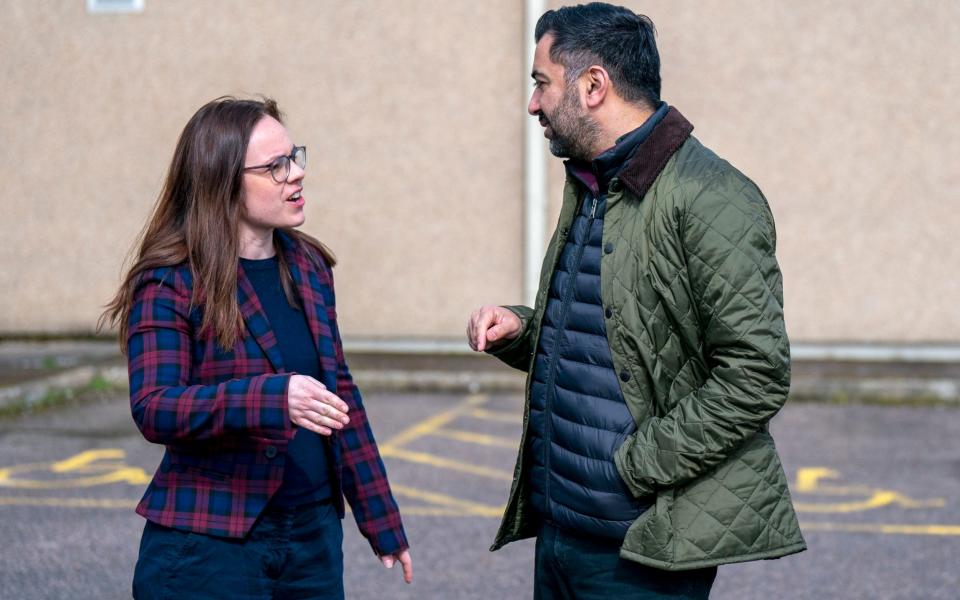 Kate Forbes and Humza Yousaf