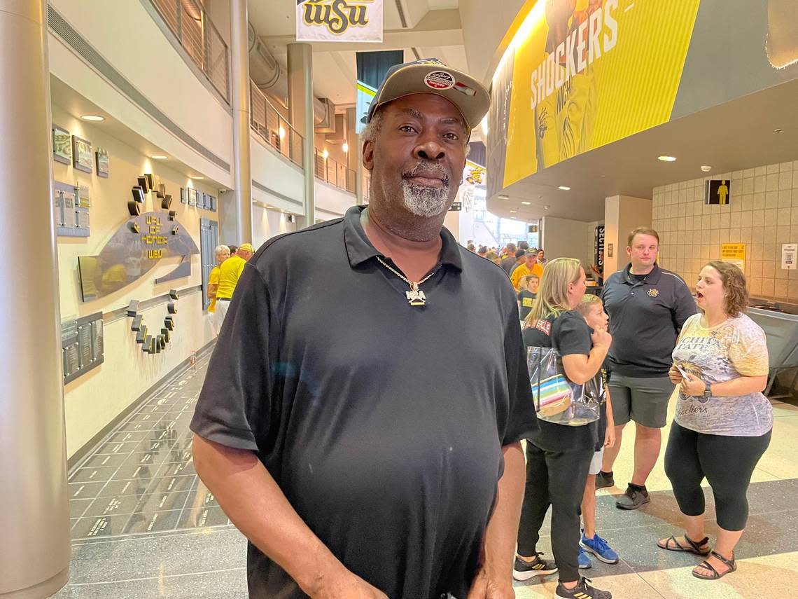 Henry Carr, who played for the Shockers from 1983-87, was one of nearly 50 former Wichita State players who returned for the alumni weekend hosted during TBT.