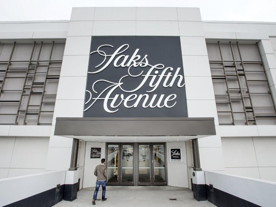  Saks Fifth Avenue at Sherway Gardens in Toronto.