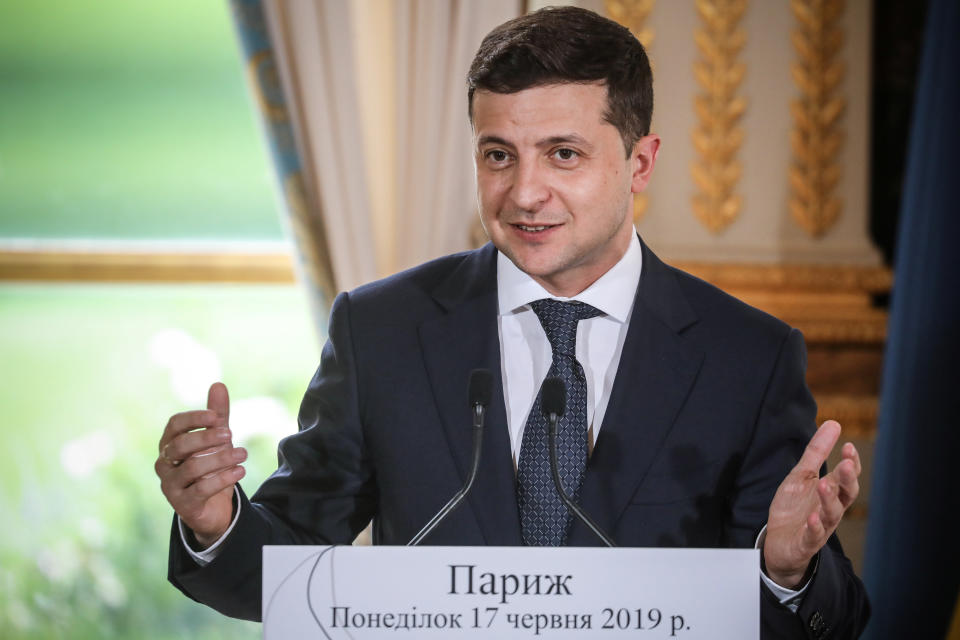 El presidente de Ucrania, Volodimir Zelensky. (Reuters)