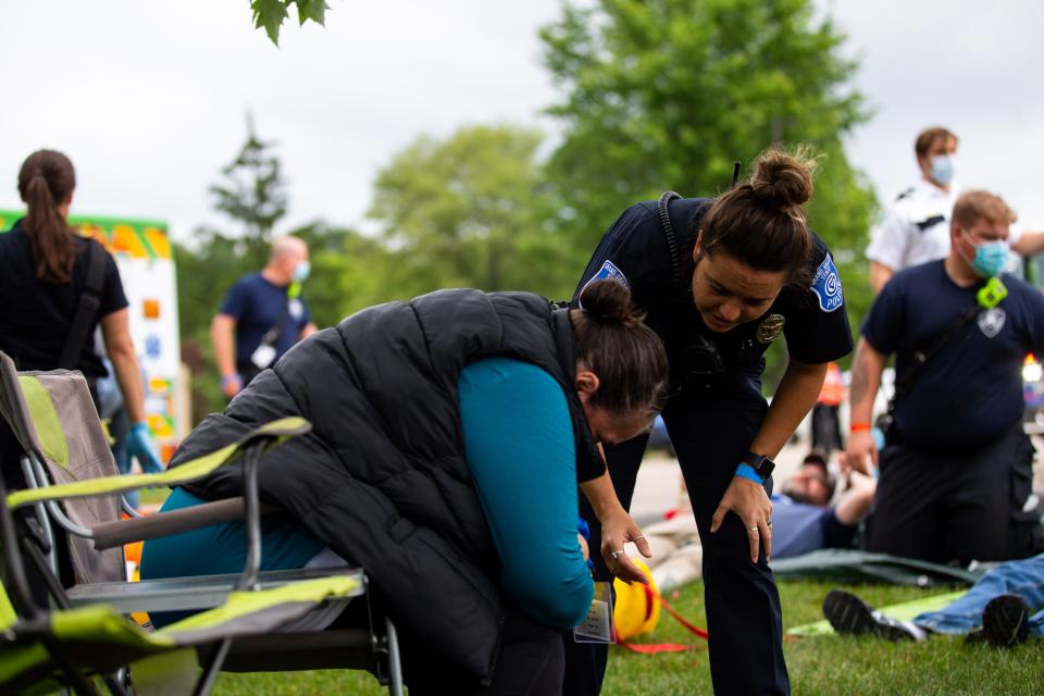 The exercise Sunday, Aug. 14, was co-hosted by the Ottawa Medical Control Board Authority, Grand Valley State University and Ottawa County Emergency Management.