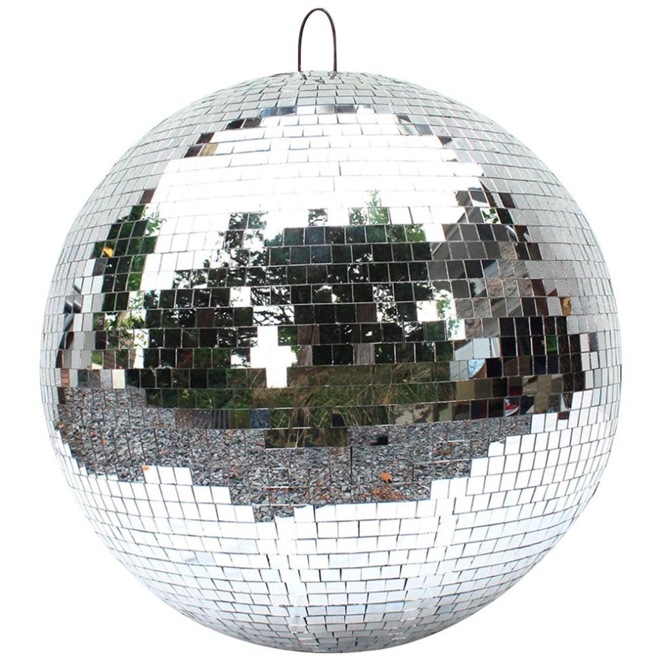 Vintage disco ball; $2,200. 1stdibs​.com