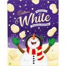 <p>Oh hello! Cadbury's white chocolate advent calendar is filled with, yup, you guessed it... white chocolate!</p>