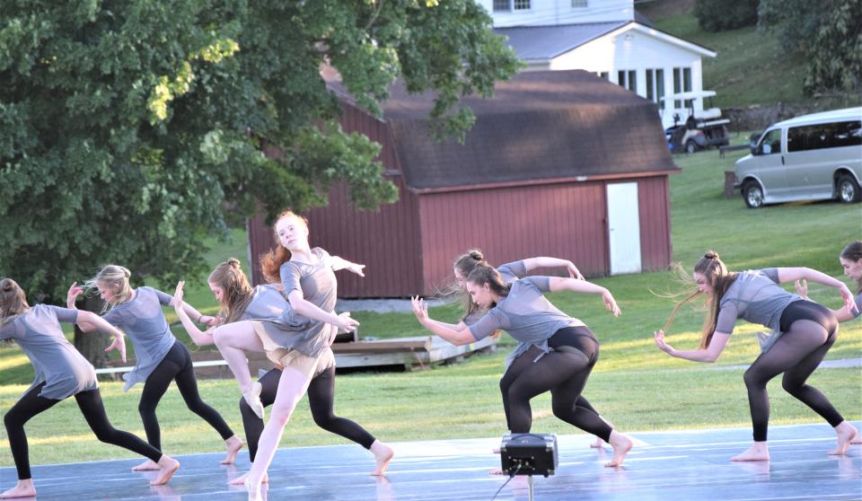 The Selkies was performed by Holmes Center for the Arts dancers at an outdoor performance last week in Berlin.