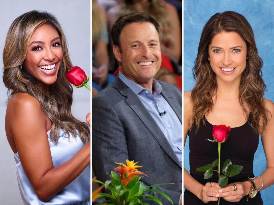 bachelorette season 17 hosts tayshia kaitlyn