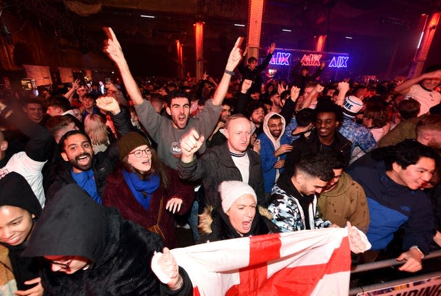 Fans watch England v Senegal – FIFA World Cup 2022