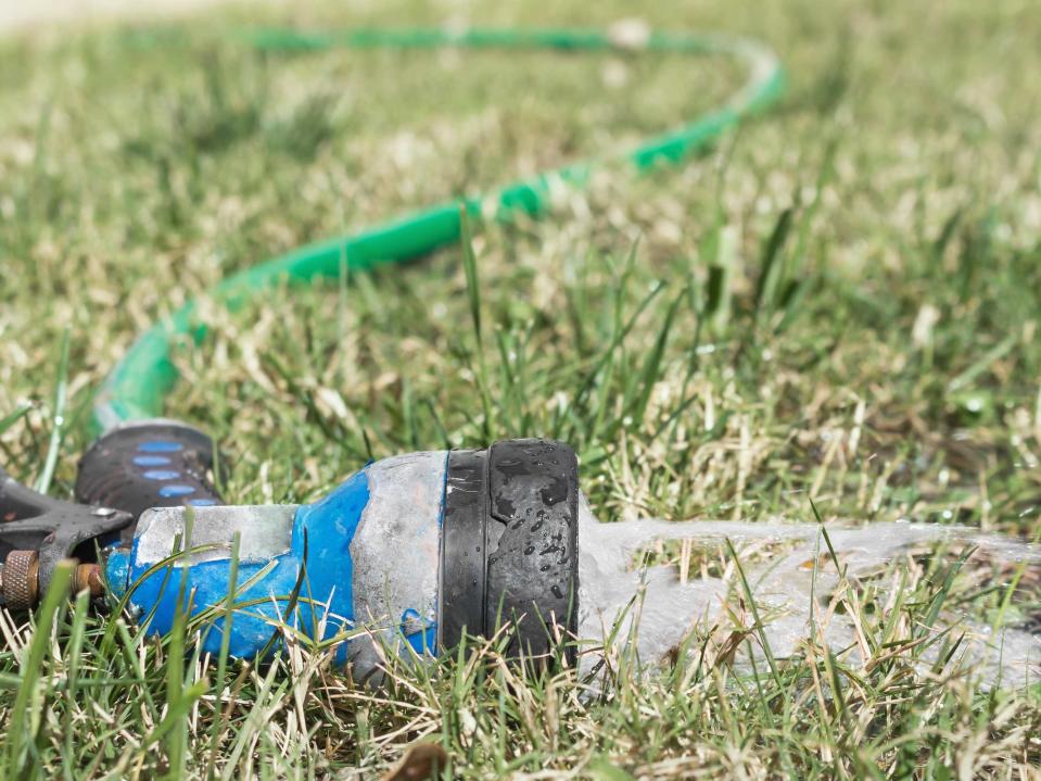 lawn water grass watering