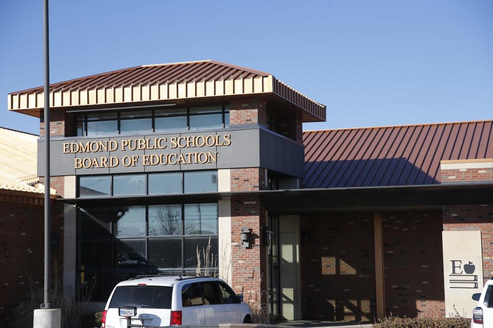 The Edmond Public Schools Board of Education building is pictured Jan.12.