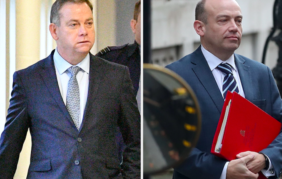 <em>Ministers Nigel Adams and Chris Heaton-Harris both quit on Wednesday after Mrs May said she would meet with Jeremy Corbyn (PA/Getty)</em>