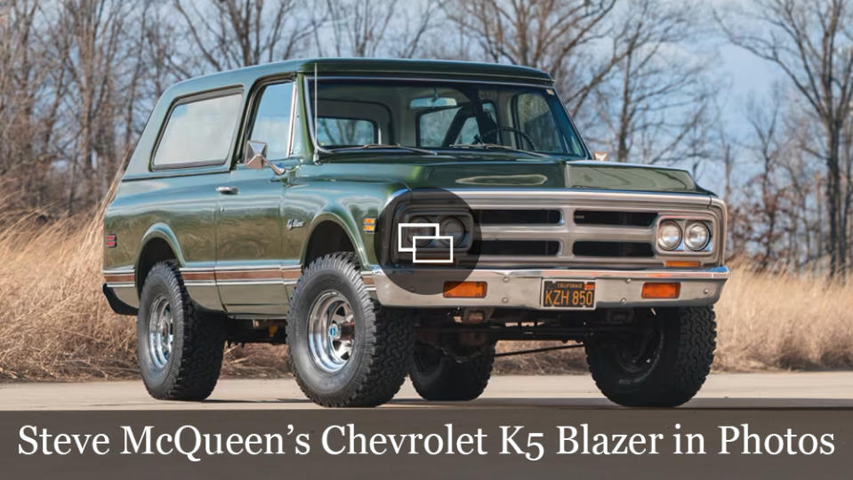 Steve McQueen’s 1970 Chevrolet K5 Blazer in Photos
