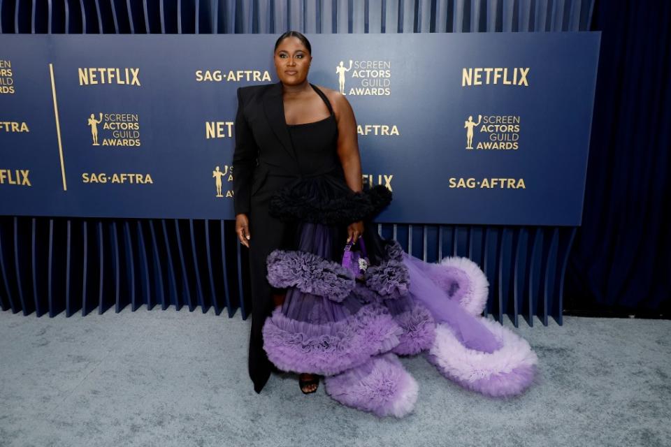 Danielle Brooks attends the 30th Annual Screen Actors Guild Awards at Shrine Auditorium and Expo Hall on February 24, 2024 in Los Angeles, California.