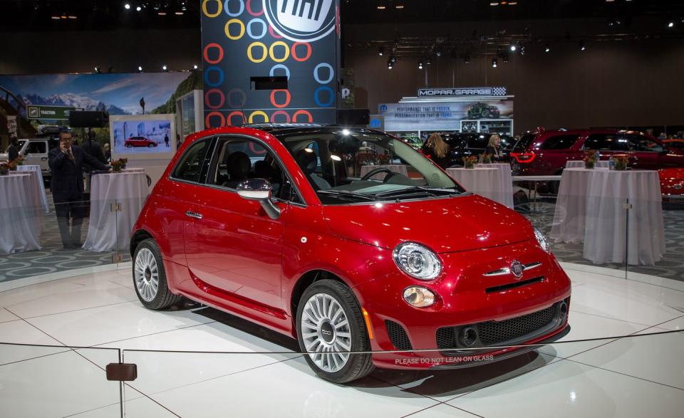 In trying to make <a href="https://www.caranddriver.com/fiat/500" rel="nofollow noopener" target="_blank" data-ylk="slk:its diminutive Fiat 500;elm:context_link;itc:0;sec:content-canvas" class="link ">its diminutive Fiat 500</a> appeal to Americans, Fiat Chrysler has been throwing things at the wall to see what sticks. After dramatically dropping the price last year, Fiat is now adding horsepower to the entire 2018 500 lineup, making a turbocharged 1.4-liter four-cylinder standard equipment on every non-Abarth 500. (<a href="https://www.caranddriver.com/fiat/500-500c-abarth" rel="nofollow noopener" target="_blank" data-ylk="slk:The Abarth;elm:context_link;itc:0;sec:content-canvas" class="link ">The Abarth</a> and the California- and Oregon-only <a href="https://www.caranddriver.com/fiat/500e" rel="nofollow noopener" target="_blank" data-ylk="slk:electric 500e;elm:context_link;itc:0;sec:content-canvas" class="link ">electric 500e</a> continue unchanged.) <a href="https://www.caranddriver.com/news/2018-fiat-500-gets-a-turbo-engine-and-more-power-news" rel="nofollow noopener" target="_blank" data-ylk="slk:READ MORE ››;elm:context_link;itc:0;sec:content-canvas" class="link ">READ MORE ››</a>