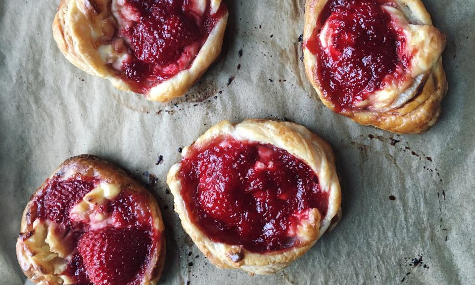 Strawberry-Rose Cream Cheese Danishes Are Your New Superpower