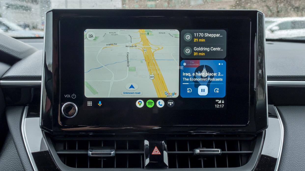  Android Auto 2019 UI. 