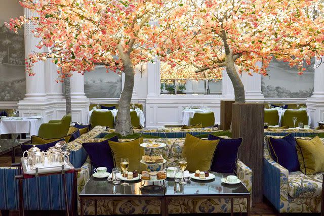 <p>Hayley Benoit</p> Teatime at the Balmoral Hotel’s Palm Court.