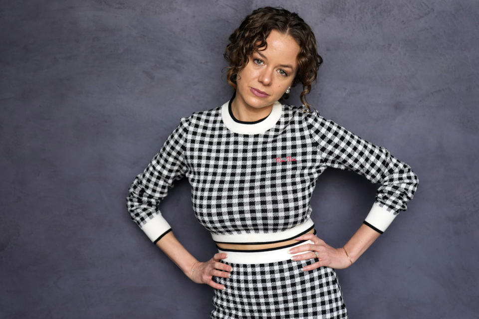 Laura Chinn poses for a portrait to promote her film "Suncoast" during the Sundance Film Festival on Sunday, Jan. 21, 2024, in Park City, Utah. (Photo by Charles Sykes/Invision/AP)