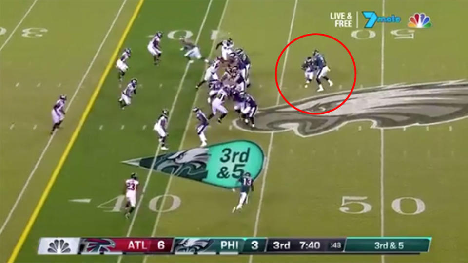 Philly bamboozled the Falcons with an epic NFL trick play.