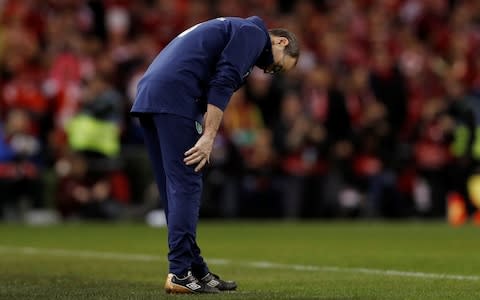 Martin O'Neill reacts on the touchline  - Credit: Reuters