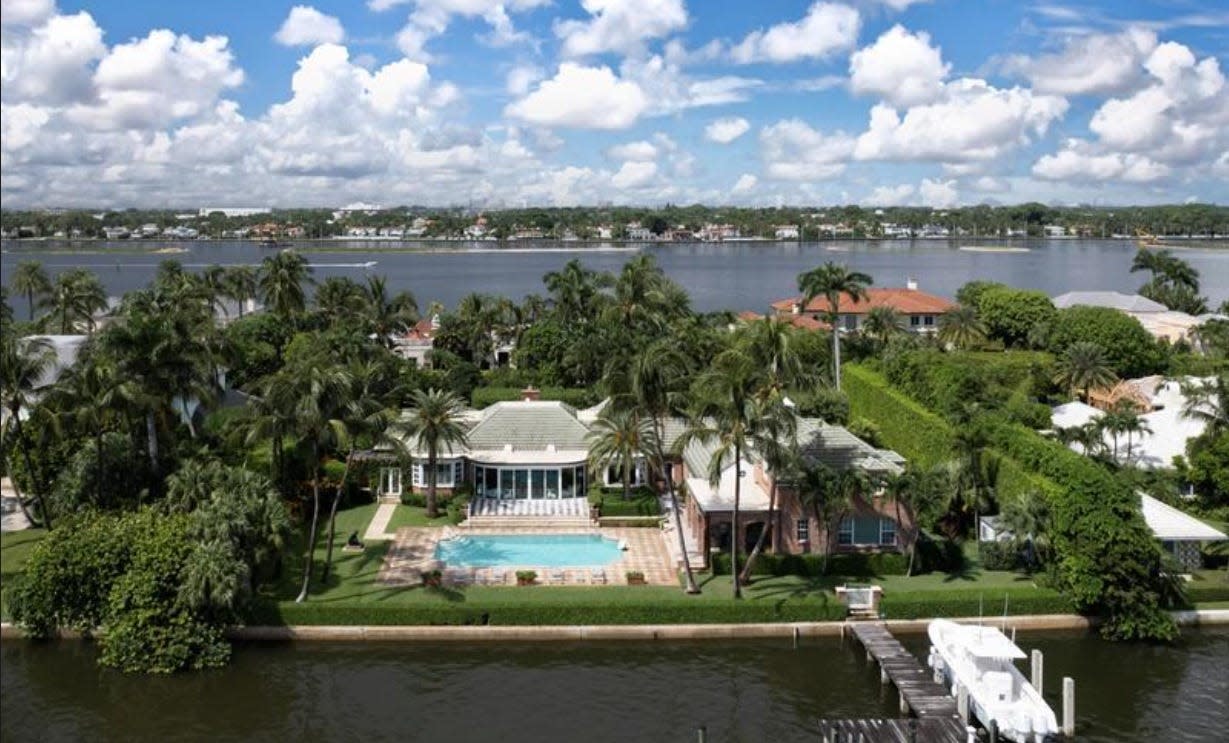 On the east side of Everglades Island in Pam Beach, the home of television home-improvement star Bob Vila and his wife, Diana Barrett, has entered the market at $52.9 million.