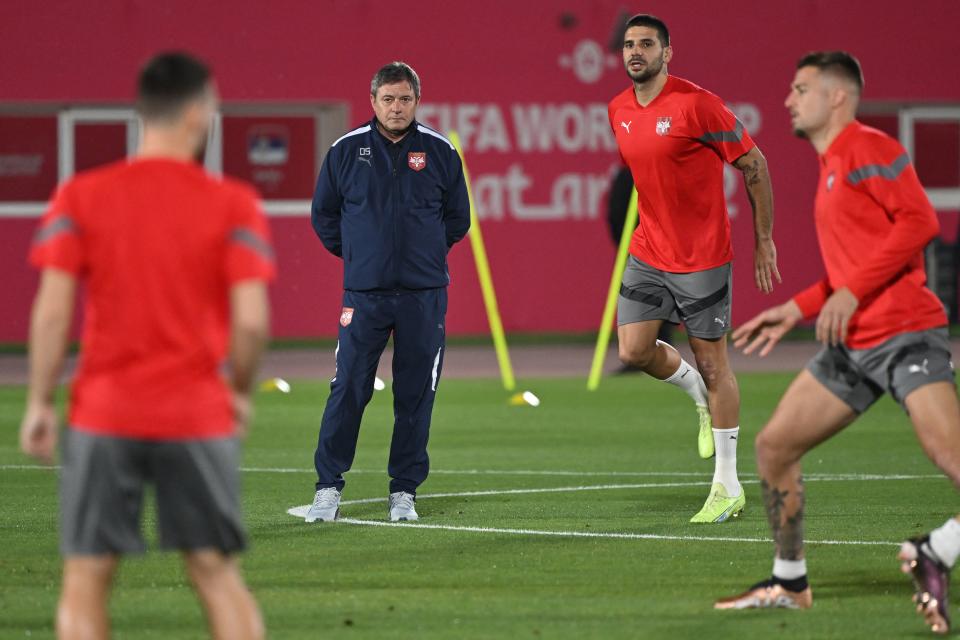 Dragan Stojkovic desmintió la información y se mostró tranquilo por enfrentar a la Canarinha (Foto de: ANDREJ ISAKOVIC / AFP) (Foto de: ANDREJ ISAKOVIC/AFP via Getty Images)