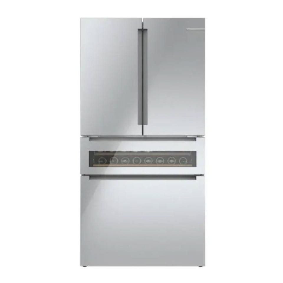 6) Bosch 800 Series 36-Inch 21-Cubic-Foot French Door Refrigerator in Stainless Steel with Refreshment Center