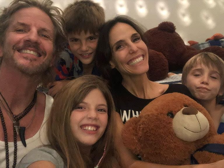 Facundo Arana y María Susini junto a sus hijos, un proyecto de familia concretado con creces