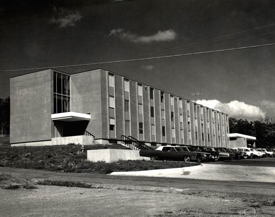 Dormitory at Eastern Oklahoma State College, 1970.