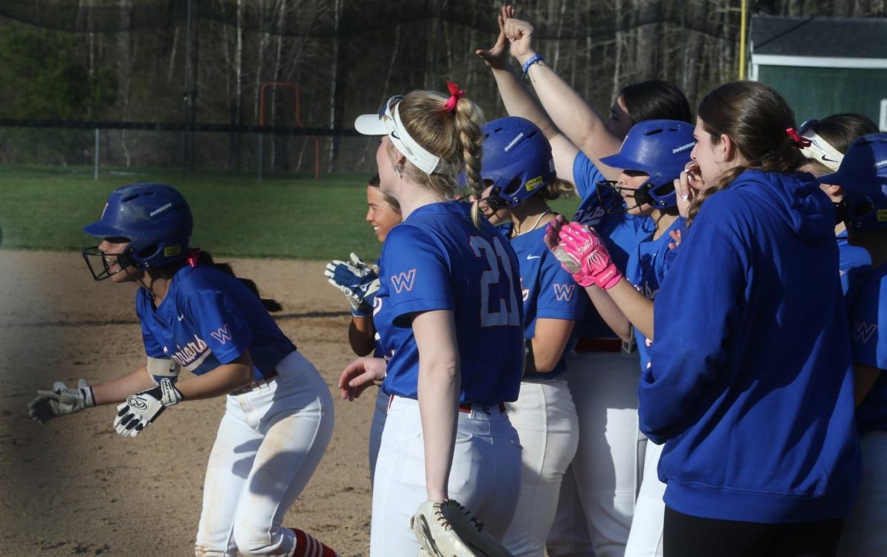 The Winnacunnet High School softball team defeated Exeter, 13-3 on Friday afternoon at Exeter High School