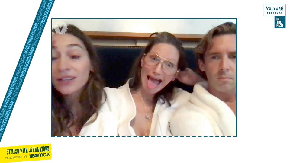 Sarah Clary, Jenna Lyons and Kyle DeFord on video conference