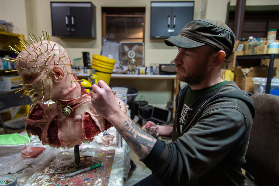 Behind the scenes of “Hellraiser” - Credit: Joel Verges