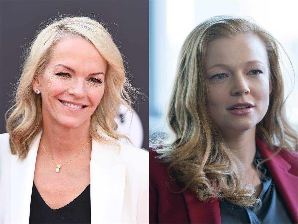 Elisabeth Murdoch and Sarah Snook’s Shiv (Getty, Sky)