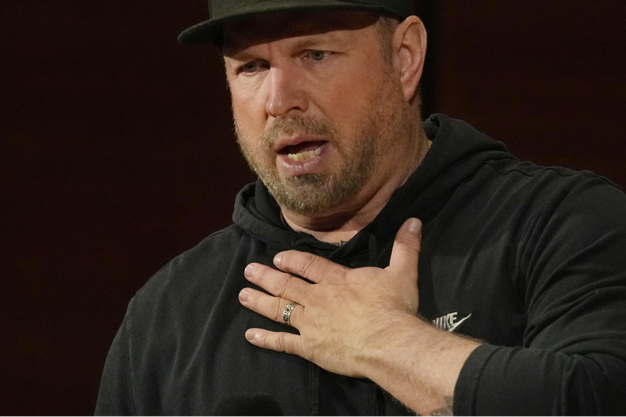 Garth Brooks addresses the Bud Light controversy in the wake of boycott threats.