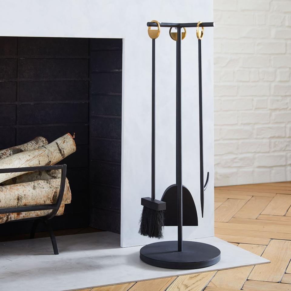 15) Graphic Fireplace Tools