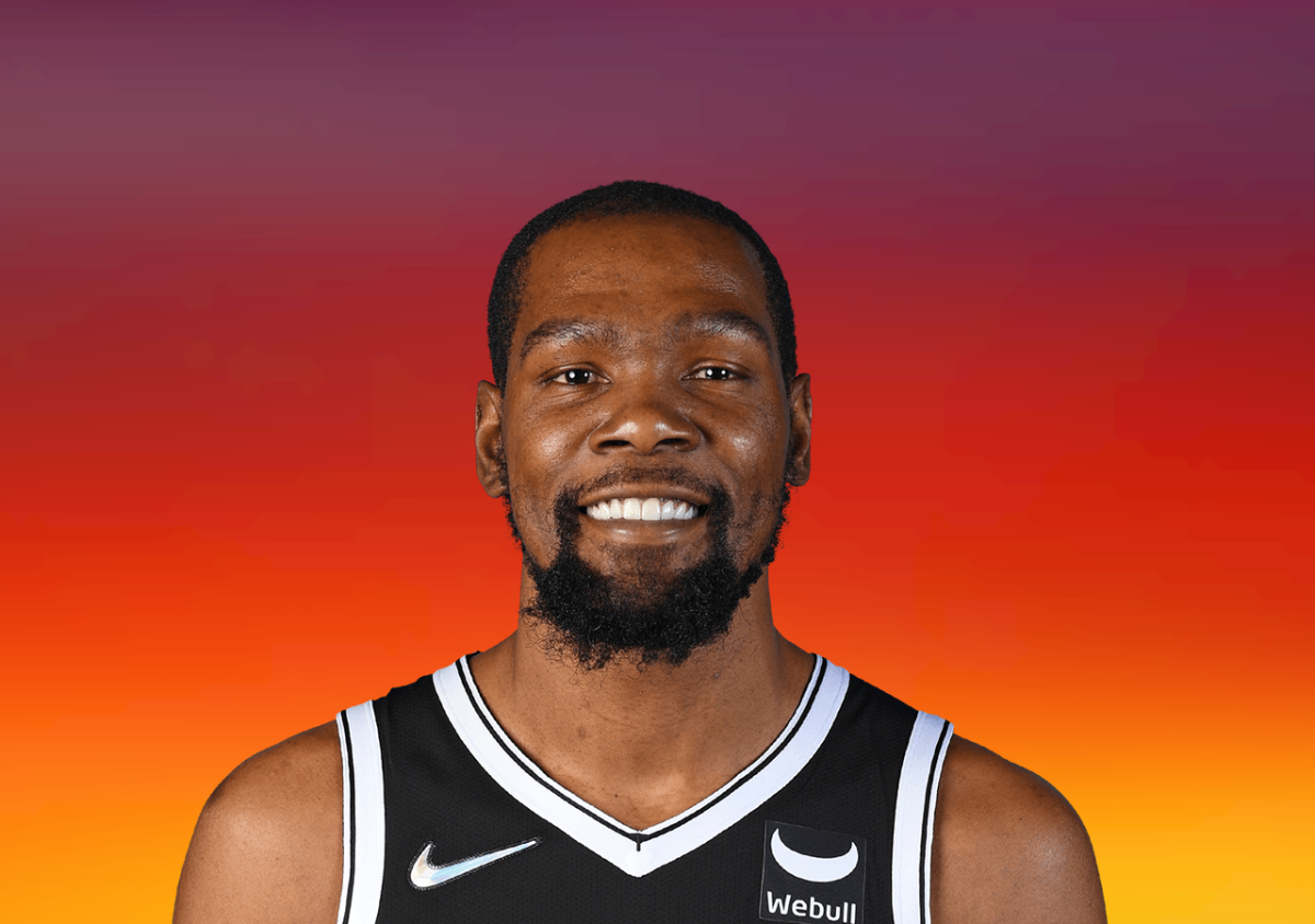 Nets reveal first look at Kevin Durant wearing No. 7 jersey