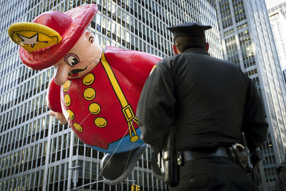 Past and present: balloons of Macy’s Thanksgiving Day Parade