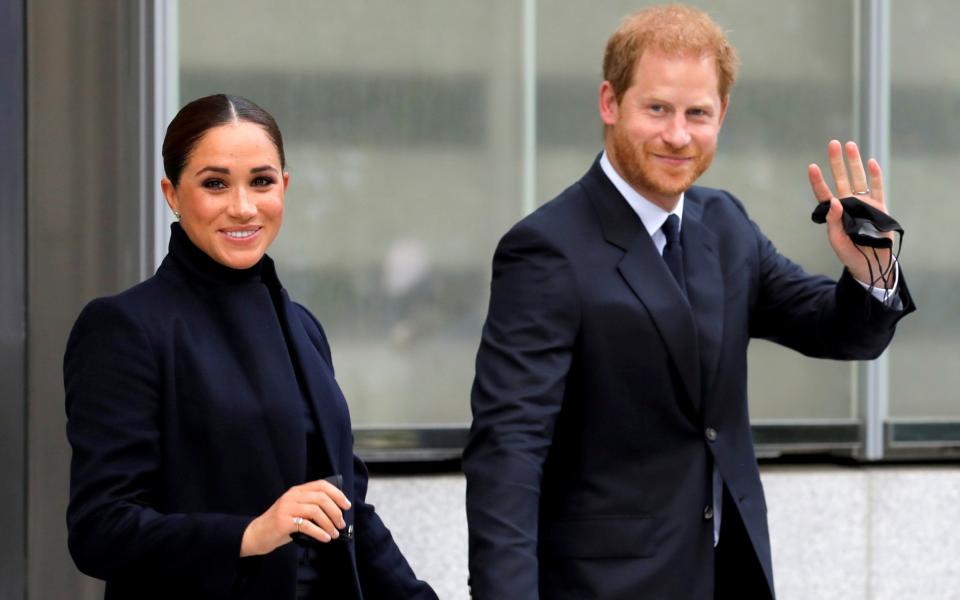 The Sussexes this week announced they were investing in an asset management company - REUTERS