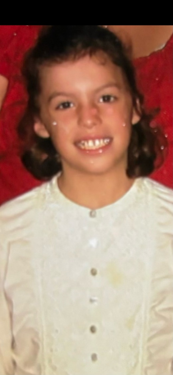 The most recent photo of London Deven, now 28, in 2007 when she was likely 12 years old.