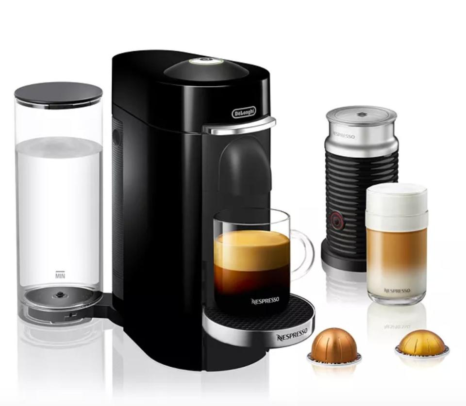 This Labor Day, this Nespresso was probably the <a href="https://www.huffpost.com/entry/nespresso-coffee-maker-best-labor-day-deal_l_5f50fce4c5b6578026ca7da6" target="_blank" rel="noopener noreferrer">best deal we saw</a> (and there were tons of discounts happening that weekend!). The coffee maker can make five different cup sizes and even features a milk frother. While it's back to its original price, coffee lovers might decide it's worth the investment. <br /><br /><a href="https://fave.co/3ifGUBX" target="_blank" rel="noopener noreferrer">Find it for $480 at Bloomingdale's</a>. 