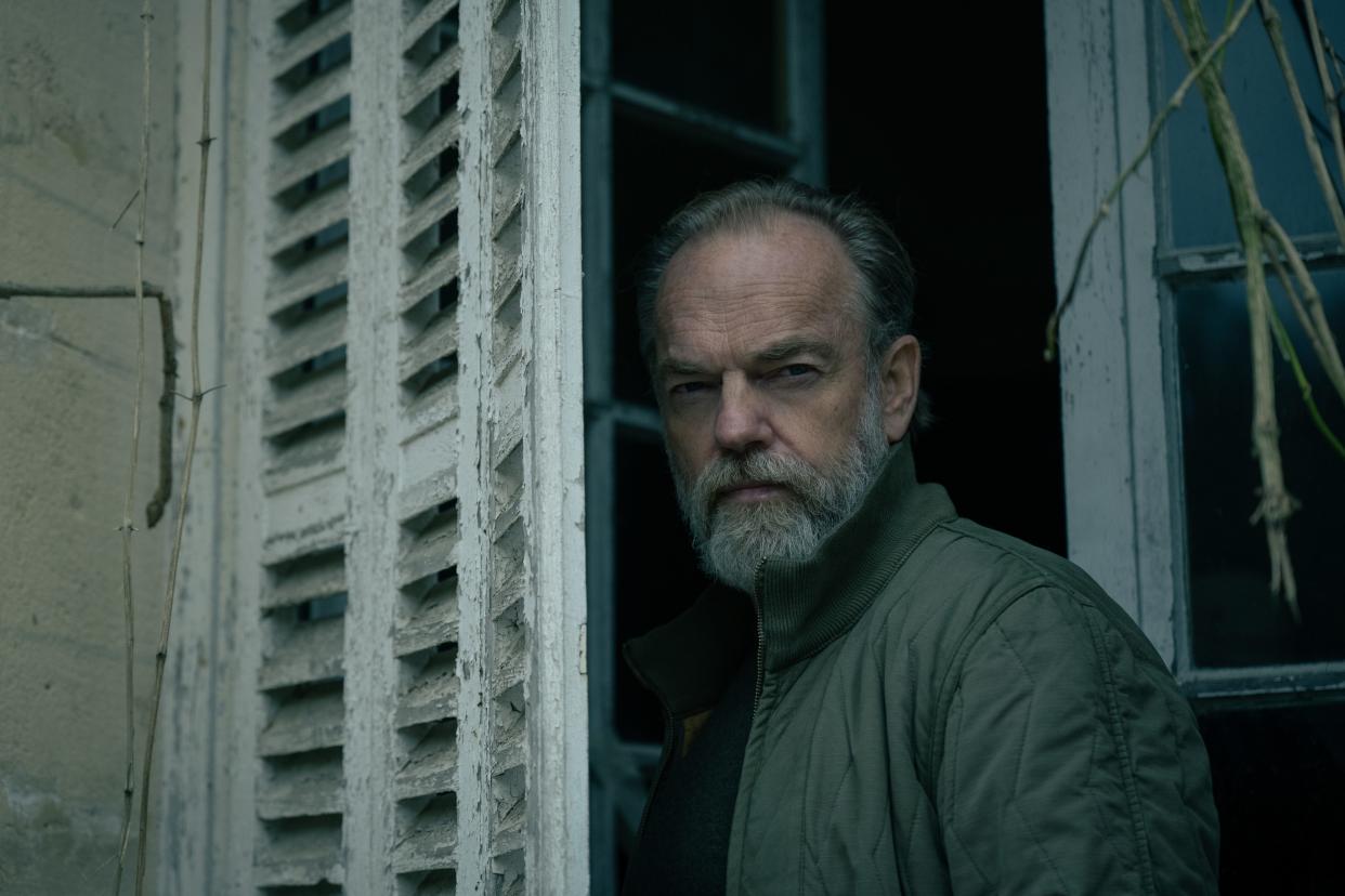 Hugo Weaving plays a mysterious operative in France in the new season of "Slow Horses" on Apple TV+.