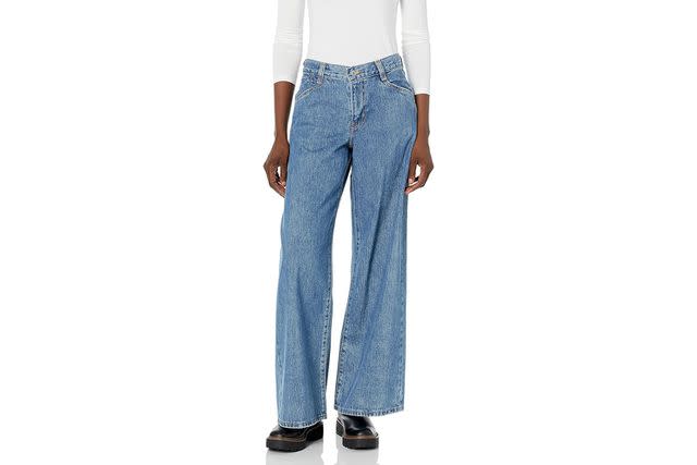 Madewell x Molly Dickson Low-Rise Baggy Wide-Leg Jeans